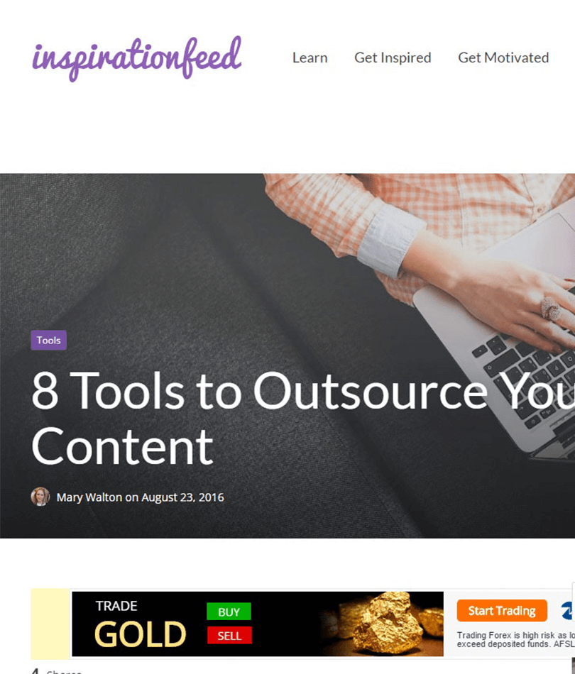 8 Tools to outsource your content