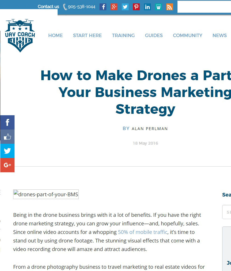 How to make drones a part of your business marketing strategy